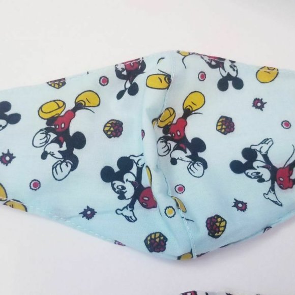 3x HANDMADE duck animal mickey mouse FACE COVER MASK New - Picture 6 of 15